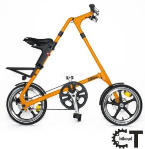 Rower miejski STRIDA LT aluminium koła 16"  kolor pomarańczowy