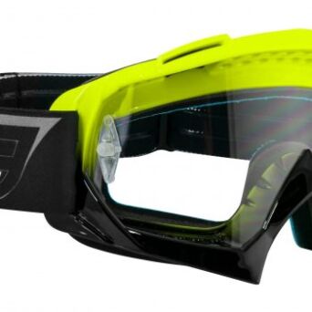 FORCE GRIME GOGLE DOWNHILL, CZARNO-FLUO 90893