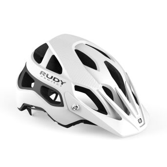 RUDY PROJECT PROTERA Kask rowerowy biało-czarny, daszek VISOR