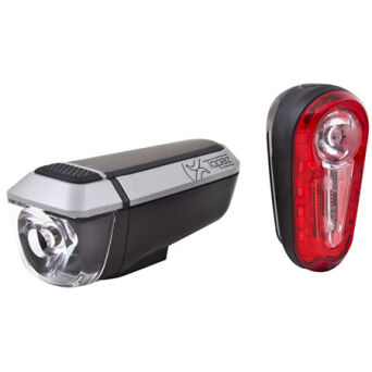 SPANNINGA TOPAZ SET zestaw lampek LED przód tył