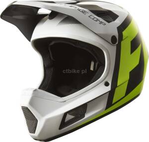 FOX Rampage Comp Creo HLMT kask rowerowy Downhill white/yellow