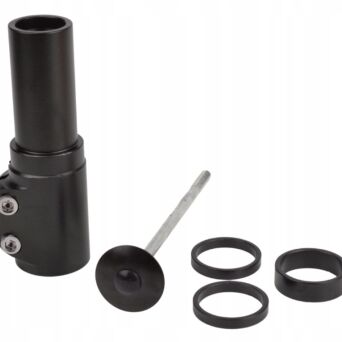 KAIWEI Adapter ahead do wspornika kierownicy 1 1/8 czarny mat
