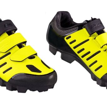 FORCE Tempo buty rowerowe SPD MTB fluo-czarne