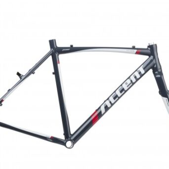 ACCENT CX-ONE SET RAMA + WIDELEC PRZEŁAJOWA  grafitowo-biała 
