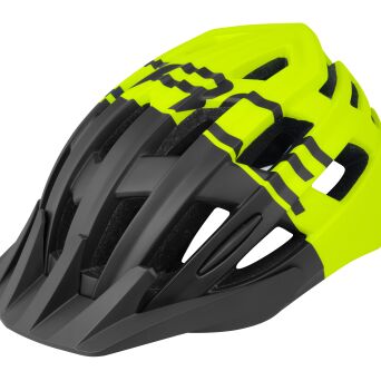 FORCE CORELLA MTB Kask czarno-fluo S-M