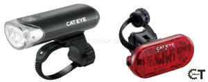 CATEYE HL-EL135N + TL-LD135-R zestaw lampek rowerowych przód + tył