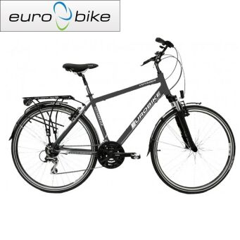 EUROBIKE VOYAGER 0.2 2017 rower trekkingowy męski koła 28" szaro-biały mat