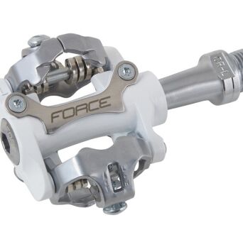 FORCE Pedały MTB z blokami 293 g. białe 670494