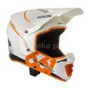 SIXSIXONE 661 Reset kask rowerowy full face DH CROSS ENDURO FR biało-pomarańczowy
