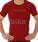 BRUBECK 3D RUN PRO koszulka męska ciemnoczerwona
