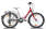 Eurobike RED 24 MTB damski rower górski czerwony