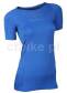 BRUBECK ATHLETIC Koszulka damska termoaktywna krótki rękaw ciemnoniebieska