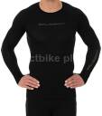 BRUBECK 3D BIKE PRO Koszulka męska z długim rękawem czarna