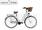 EUROBIKE AMSTERDAM 2.0 NEXUS 3 rower miejski damski sztywny widelec koła 28" biały