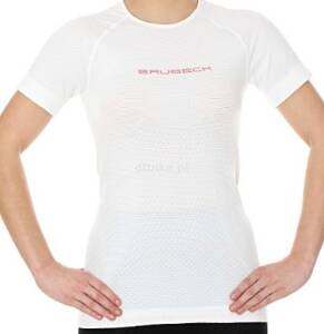 BRUBECK 3D RUN PRO koszulka damska biała