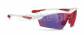 RUDY PROJECT SPACEGUARD OKULARY WHITE MLS RED