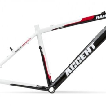 ACCENT RANGER aluminium 6061-T6  czarno-biało-czerwona 