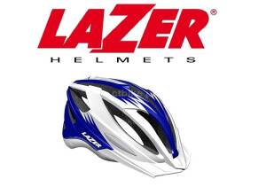 LAZER Clash kask rowerowy MTB biało-niebieski
